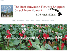 Tablet Screenshot of besthawaiianflowers.com